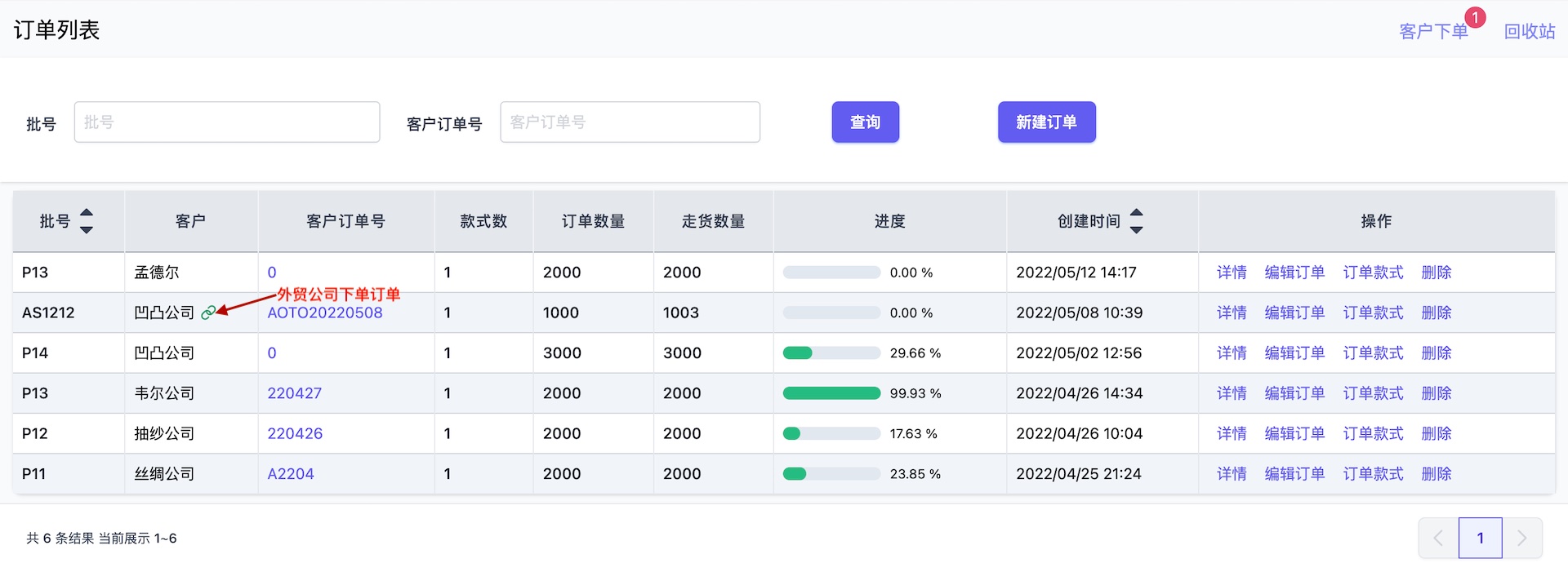 订单列表-帮商管理系统-计件工资管理